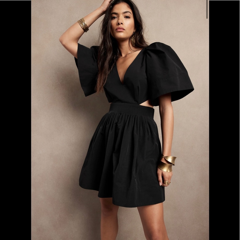 Banana Republic open back mini dress